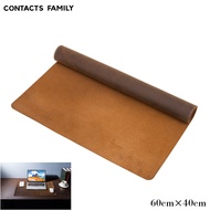 CONTACTS FAMILY 100% Nubuck Leather Mouse Pad Solid Color Keyboard Mat Office Computer Desk Mat Mous