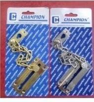 【五金舖現貨】Champion 1031 合金防盜扣 門鏈 防盜鎖 (有掣) 多色可選 全新正貨