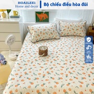 AIR-CONDITIONED MAT, PILLOW SET, COLD FABRIC, ANTI-SLIP COTTON CEILING, INCLUDED WITH 2 PILLOW COVER