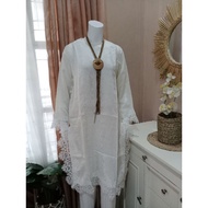 Diana Batik - TUNIK LACE POLOS BAHAN VISCOSE | Tunik Polos Viscose