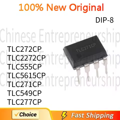 5 PCS DIP8 TLC272CP TLC2272CP TLC555CP TLC5615CP TLC271CP TLC549CP TLC277CP Dual operational amplifi