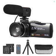 Andoer 2.7K Digital Video Camera Camcorder DV Recorder 48MP 16X Digital Zoom 3.0 Inch IPS Touch Pane