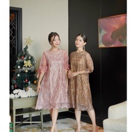 Miss Nomi - Biancaa Dress Vo.3 Premium Dress/ Christmast Dress/Imported Women's Brocade Dress/Invitation Dress/Tile Dress