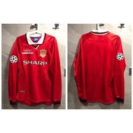 เสื้อกีฬา เสื้อฟุตบอล Manchester United 1990-00 สำหรับผู้ชาย