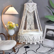 New arrivals for May!Balcony Rattan Chair Swing Adult Glider Hammock Cradle Pedal Rocking Chair Dormitory Swing Chair Be