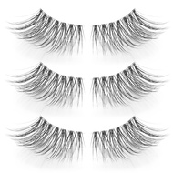 Lashes Half Lashes Half Lashes Wispy Half Lashes Natural Frihappy Lashes 3 Pairs Frihappy HF1