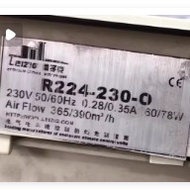 [Ready Stock Cooling Fan] R224-230-0-O 230V 0.28/0.35 A60/78W Brand New Rezik Cabinet Fan Filter Fan