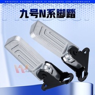 No. 9 N70C/N80C/N90C Foldable Pedal Modified Rear Seat Pedal Accessories Aluminum Alloy Footrest Foo