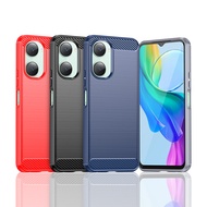 Vivo Y28S 5G Case Carbon Fiber Soft TPU Casing For Vivo Y28S 5G Phone Case
