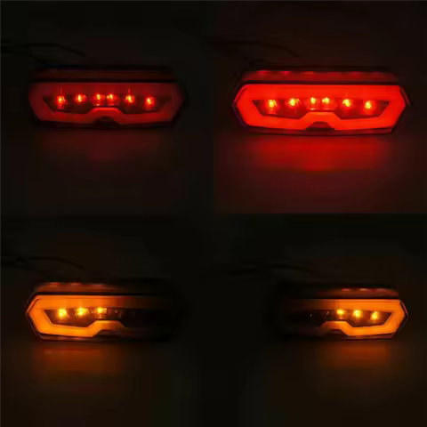 Car Accessories For Honda Grom MSX125 CBR650F CTX700/700N 12V Integrated LED Brake Tail Turn Signal 