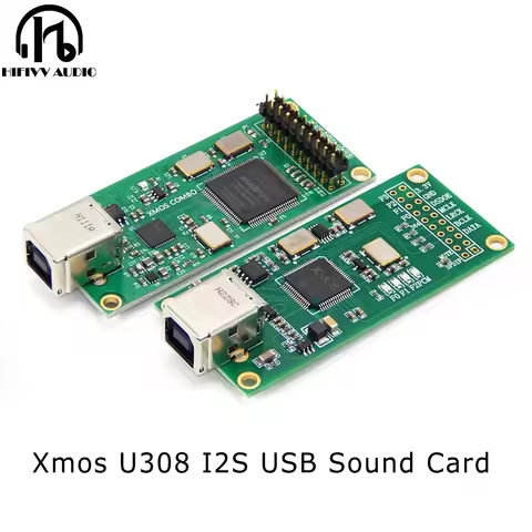 Streamer Audio HI FI USB DAC Sound Card XMOS XU308 Amplifier DIY Decoding USB To I2S Digital Interfa