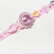 goya289 Sanrio Flop Watch Kuromi Cinnamoroll quartz watch Cute Girl Cursor style student watch