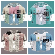 Chef Uniform/etikastreet Retro Collar Jersey Custom Name and Number Baju Raya 2023 Viral Lelaki Streetwear Japanese Jersi Viral Murah Lelaki Kanak Kanak Berkolar Full Sublimation