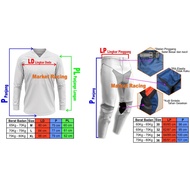 (JJ) HITAM Tshirt Kaos Jersey Shirt Set Pants Dirt Bike Cross Motocross Antemt Trabas F0X Black Gray