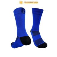 JIWANARCLAY Cycling Socks, Breathable Professional Mountain Bike Sock,  Mid-Calf Moisture-Wicking Qu
