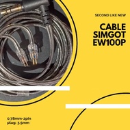 Simgot EW100P Cable Only 0.78mm-2pin 3.5mm Single-ended - Second Like New