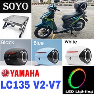 MONORACK SOYO LC135 V2-V7 ALIEN TOP BOX 35L 35 LITER + LED LIGHT SIGNAL TAIL LAMP UNIVERSAL MOTOR RE