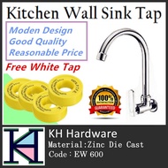 KH Elise Kitchen Modern Design Wall Sink Tap ''Dinding keluar Air'' EW 600 ***Good Quality*** (Fast 