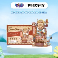 DIY Wooden Assembly Model Robotime ROKR Chocolate Factory LGA02, Chocolate Factory Assembly Toy