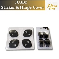 Jusby Honda Civic FL1/FL4/FL5 Door Striker & Hinge Cover Set - Carbon & Normal Styles - Dress Up Par