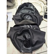 Leather custom Carbon Motorcycle Seat Cover/ 3DX4D spacy Carburetor fi vario scoopy mio sporty smile