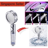 [SG Stock] High Pressure Water Saving Shower Head Handheld High Pressure 3 Mode One Button With Filter