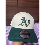 NE 9 Forty Oakland Athletics Chrome Evergreen Baseball Cap Adjustable Strapback