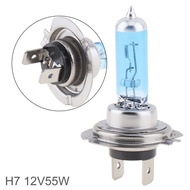 12V 55W H7 Halogen Headlight Bulb, 5000K White Light, Waterproof