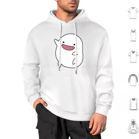 Boy And The Heron-Warawara Wave Hoodies Long Sleeve Warawara The Boy And The Heron Studio Ghibli Ani