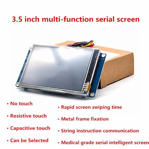 TJC4832T135_ 011 3.5-inch serial display screen USART HMI string command communication TJC4832T135_ 