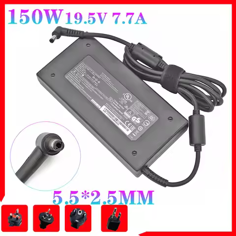 ADP-150VB B Gaming Laptop Adapter Charger 19.5V 7.7A For MSI GE73 7RD (RAIDER) GHOST PRO GS60 2QE GE