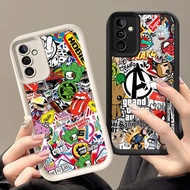 Casing for Samsung S25 Ultra A24 A25 A34 A05S A35 A14 A15 A04s A16 A54 A26 A36 A56 5G Q-14 Famous De