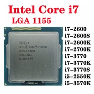 Intel Core i7 2600s i7-2600 2700K i7 3770s 3770K LGA 1155 pin H61 B75 Z77 motherboard supported cpu 