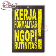 MOTIVATIONAL CAFE WALL DECORATION CAFE ROOM DECORATION COFFEE LENGTH42