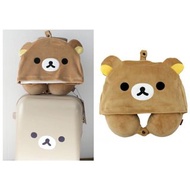 日本直送🇯🇵 siffler鬆弛熊Rilakkuma有帽頸枕