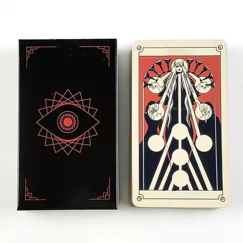New Tarot Deck A 78 Card Fortune Telling Divination Game Cards,Holiday Games Perfect For Christmas a