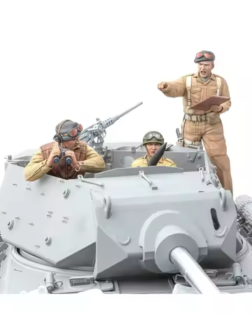 1/16 scale resin unpainted model kit, United States Army Tank Crew (3 people) unassembled and unpain
