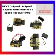 Deka Ceiling Fan 3speed/4 Speed / 4 Speed with Reverse / 5 Speed PCB Board Receiver