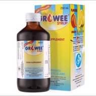 GROWEE Syrup Vitamins with Chlorella for Ages 2 Years Old and Above