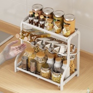 🚓Kitchen Rack Seasoning Rack Countertop Soy Sauce Seasoning Seasoning Storage Rack Products Household