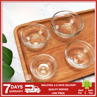 Small Transparent Glass Bowl Stackable Tempered Tableware Breakfast Dinner Salad Fruit Soup Mangkuk 