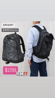 現貨‼️🇰🇷韓國正貨 Gregory 黑花 Day Pack Backpack 皇牌大容量背囊背包書包
