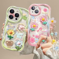 Y3D Cute Pink Flower Phone Case For Xiaomi poco X5 X3 X6 PRO X4 NFC GT F3 F4 M3 M4 M6 F6 12 Lite 12T