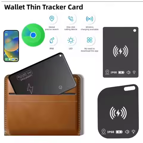 Wallet Anti-loss Card GPS Tracking Smart Location Tag with iPhone Find My Ultra-thin Card Bluetooth 