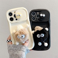 Suitable for IPhone 11 12 Pro Max X XR XS Max SE 7 Plus 8 Plus IPhone 13 Pro Max IPhone 14 Pro Max Cute Accessories Phone Case Flurry Toy Biscuit