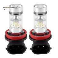 2X H8 H11 H16 6000K White 100W High Power LED Fog Light Driving Bulb DRL