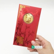 Au999 Gold Mouse Coin with Red Packet