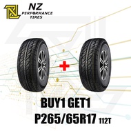 NZ PERFORMANCE TIRES P265/65R17 112T BUY1 GET1 Quality Passenger Car Radial Tire