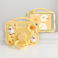 Cute Duck Suitable for Samsung taba9 Protective Case A11 Rotating 2025 New Style Galaxy Tab A9+37cm 