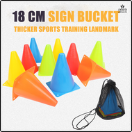 [Llesd] 5pcs18CM Zeichen Eimer 6 Zoll Barriere ลูกบอลสำหรับถนน Wohnung Aubildung Ausebildung Kegel โ